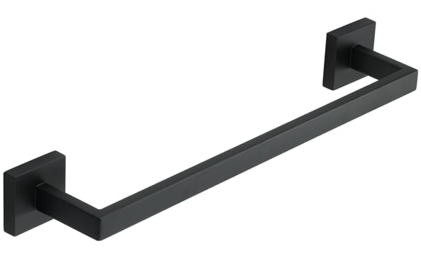 Mooche Black Towel Rail Wall Mounted, 60CM/24Inch Hand Towel Holder