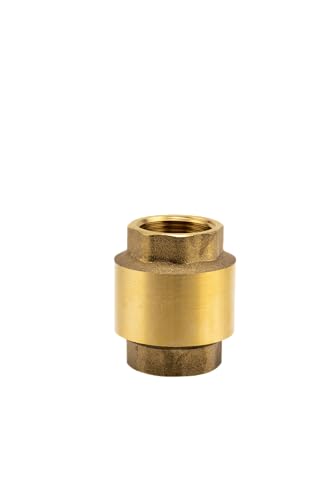Gardena Messing-Zwischenventil: Rückschlagventil aus Vollmessing, 26,5 mm (G 3/4 Zoll)-Gewinde, z.B. zum Anschluss an Pumpen (7230-20)