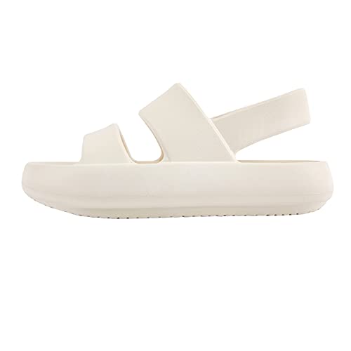 AUSLAND Women's Waterproof Sandals with Cloud Platform Sole Non-Slip Hiking & Sport Sandals w/Back Strap Water Shoes for Women Outdoor Summer 901212