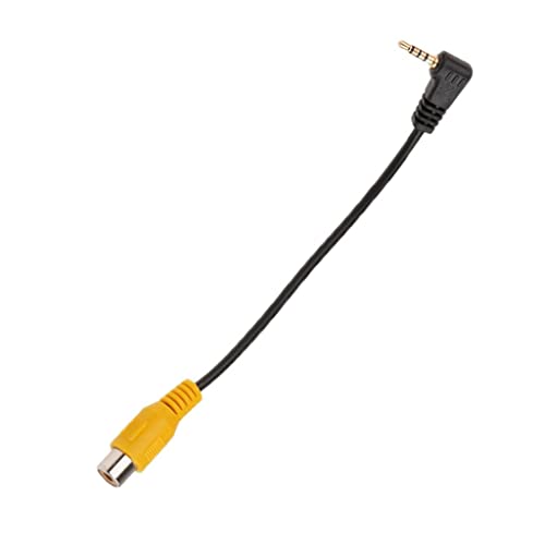 Image of 2.5mm Stereo Male Plug to 1 RCA Female Jack Video Adapter Converter Cable