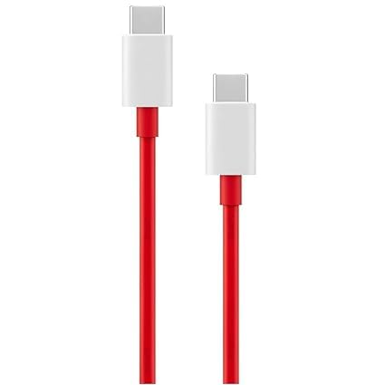 Image of Original 80W One Plus Dash Warp Charge Cable, 6.5A Type-C to USB C Pd Data Sync Fast Charging Cable Compatible with One Plus 8T / 9 / 9R / 9 Pro / 9Rt / 10R / Nord & for All (fast51)