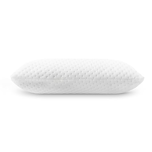 Oreiller ergonomique 40x80 cm en mousse à mémoire de forme avec 2 taies