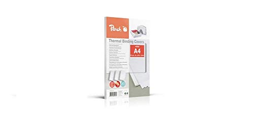 Chemises thermiques Peach A4 blanches pour relier 15 feuilles de vos rapports professionnels
