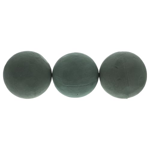 VILLCASE Floral Round Foam Balls 3 Pack Wet Floral Foam Round for Artificial Flower Arrangements