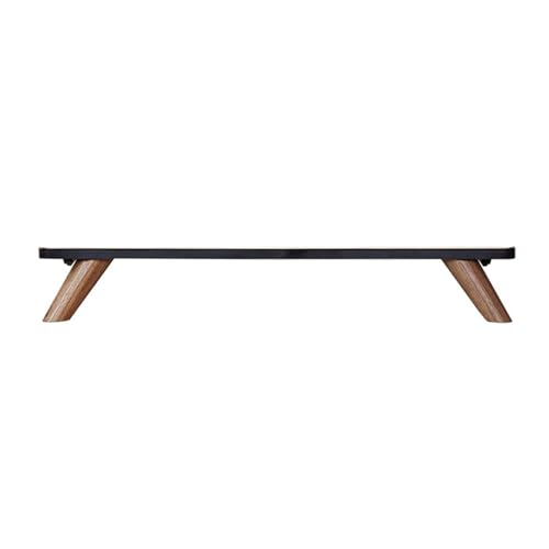 Support de haut-parleurs portables acrylique avec pieds en bois