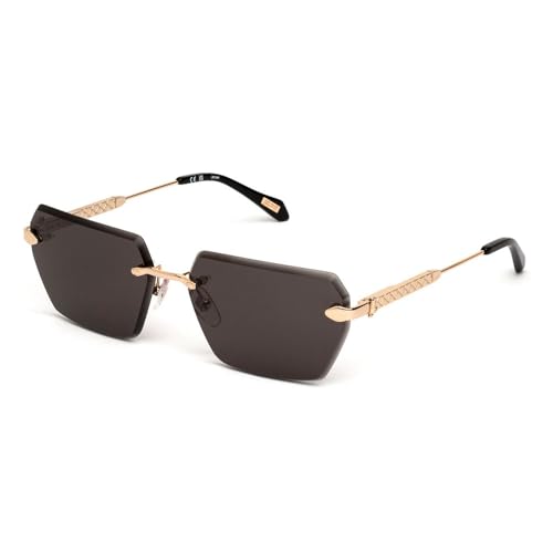Just Cavalli Sjc110 Lunettes de Soleil, Shiny Total Rose Gold, 60 Mixte
