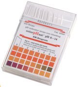 Hach pH Paper, 0-14 pH Range, 100/pk, 2601300