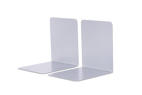 MAUL Serre-Livre en Métal (2 Pièces) 14 x 12 x 14 cm, Organisateur, Décoration pour le Livre, l'Étagère, le Bureau et la Maison, Métal Élégant dans un design...