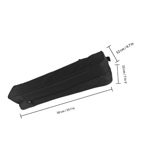 Bolsa para trípode de nylon negro Uonlytech con cordón ajustable 2