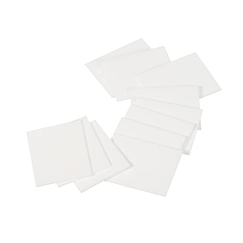 PATIKIL Alumina Ceramic Sheet Cooling Pad Insulating Sheet 50pcs High Hardness for MOS Transistor 25x20x0.65mm(1x0.8x0.03