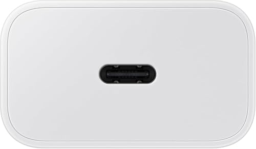 Image of 25W Original Charging Adapter Compatible with Samsung Devices S25 /S25 Plus /M36 /F36 /M35 /A35 /F35 / A14 /A15 /M15 /M05 /F15 /S21 /S23 fe /M14 /Z Fold 7 & Other, White (Only Adapter)
