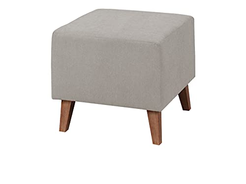 Mirjan24 Taburete, tapizado Oviedo Estilo escandinavo, Asiento Banco Asiento Taburete reposapiés Pouf Selección de Colores, Moric 06, Füße: San Remo Eiche Dunkel