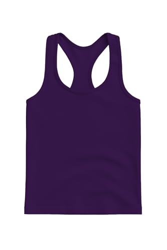 Image of Kurve Premium Girls Seamless Supersoft Wide Strap Comfortable Racerback Tank (Made with Love in The USA)