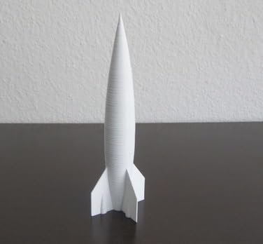 Tech3dLab Plastic Rocket Model - Astronomy - Sky Science | Rocket Model | Decoration Desktop Office