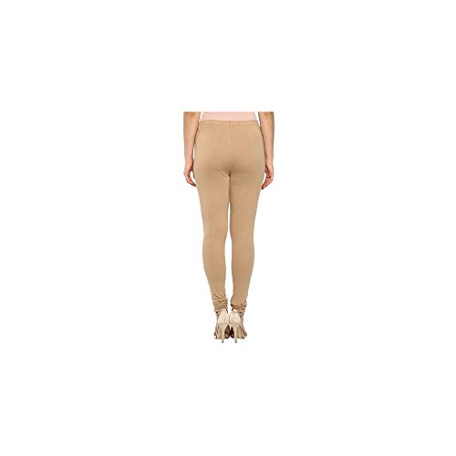Image of BIBA Womens Coated Leggings (Camel Large)