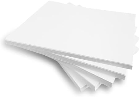 50 Pack Of 170gsm White Multi-Purpose Card Paper, A4 Bright Printer Copier Paper Sheets