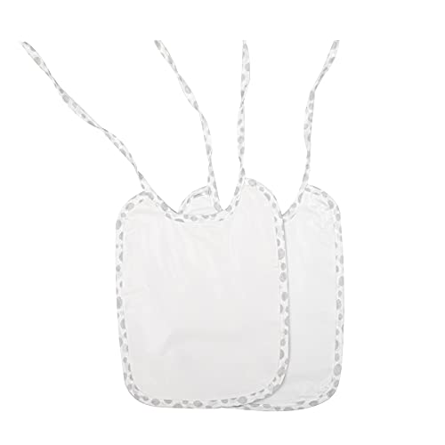 Babador Flanelado e Plastificado para Bebê Papi Compose 25cm X 19cm Contém 02 Un