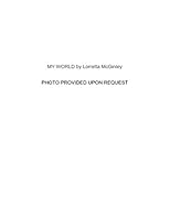 My World 0899627188 Book Cover