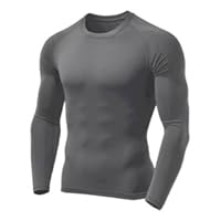 Camisa Térmica Masculina Segunda Pele Proteção Uv F7NEWSTYLE (BR, Alfa, G, Regular, Cinza)