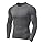 Camisa Térmica Masculina Segunda Pele Proteção Uv F7NEWSTYLE (BR, Alfa, G, Regular, Cinza)