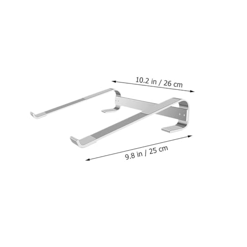 Soporte portátil para laptop de aluminio NUOBESTY plateado miniatura 4