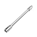 1/4 Inch, 3/8 Inch, 1/2 Inch Flexible Socket Extension Rod Adapter for Ratchet Wrench, 45# Steel Chrome Plated Spring Shaft Tool for Tight Spaces(3/8 inch)