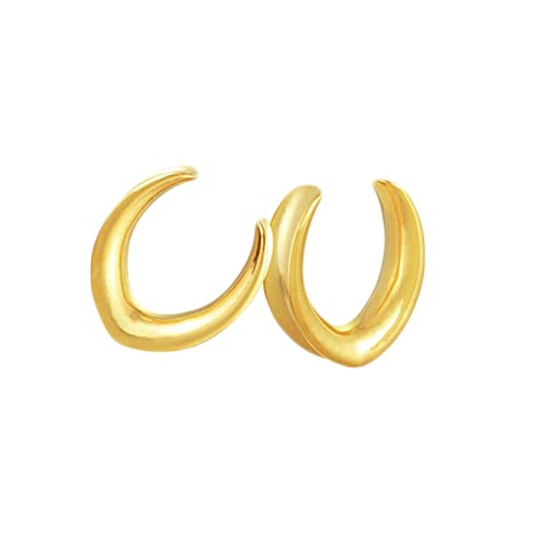 Gauges de tunnel WBYSFR en acier inoxydable pour un piercing d'oreille durable et chic