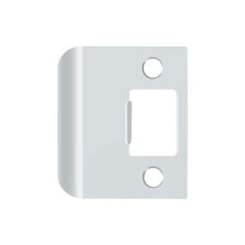 Deltana SPE200 2" x 2-1/4" Extended Lip Strike Plate, Satin Nickel