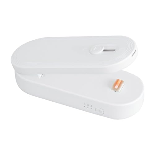 Siuwddee Mini Selladora Y Cortadora De Bolsas,Herramienta Recargable USB Para Conservar Alimentos | Sellador Compacto para Alimentos Viajes Picnic Carne Restos Fruta