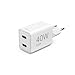 Produktbild Schnellladegerät, GaN, 2X USB-C, Super-Mini-Ladegerät, PD, 40 W, Weiß