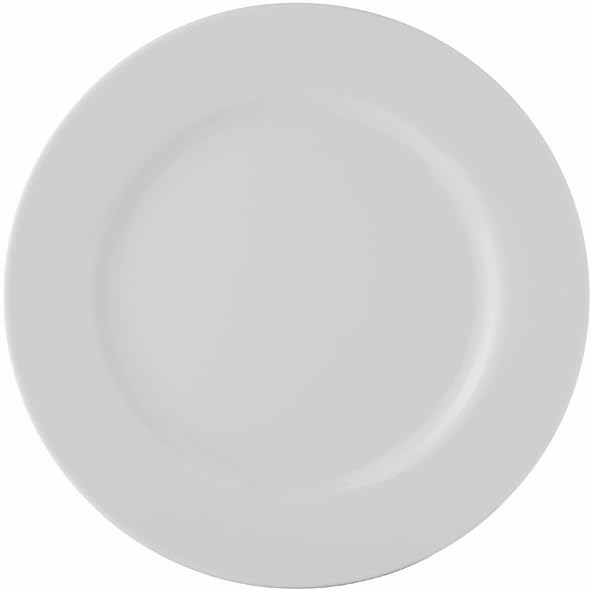 Genérico 12 Uds. Estoril Plato Llano Porcelana. Medida:Ø27 cm