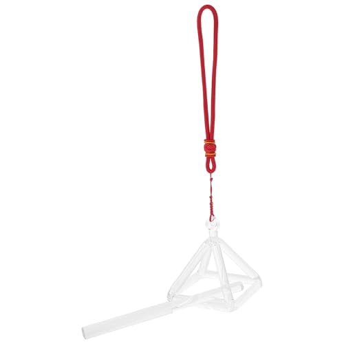 Pirámide de cuarzo blanco decorativa: herramienta acústica de meditación