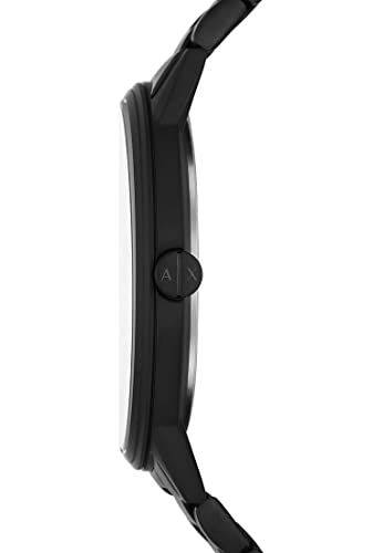 Image of Armani Exchange Watch for Men, Jet Black, 42 mm, AX2738-AMZUK