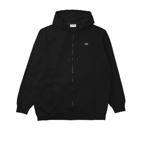 LACOSTE ブラック リラックスフィット パーカー US XL LACOSTE FUll ZIP HOODED CLASSIC SWEATSUIT Men's -BLACK – Moesports