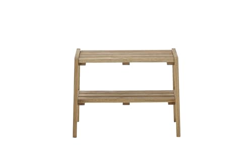 möbelando Sitzbank BANTRY in holzfarben, Eiche massiv geölt - 60x45x36cm (BxHxT)