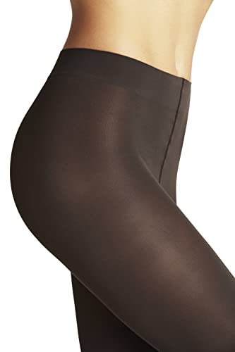 Image of FALKE Women's Pure Matt 50 DEN Leggings Semi-Opaque Mid-Thick Resistant Matte Plain Elegant Wide Edges Comfortable No Pressure On Waist Thin Soft Thread 1 Pair, Grey (Anthracite 3529) New