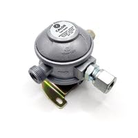 Regulador de gas de mamparo fijo para caravana y autocaravana 90° - Salida de 8 mm
