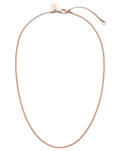 Purelei Sleeky Halskette Damen, Edelstahl, wasserfest, minimalistisches Design, verstellbar 40-45 cm, eleganter Schmuck für Frauen, alltagstauglich & langlebig
