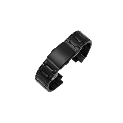 カシオ に適合 G-SHOCK DW5600 GW-B5600 GWM5610 シリーズステンレススチールメタルベゼル時計ケース/ストラップに適合(Black-strap,GW-M5610)
