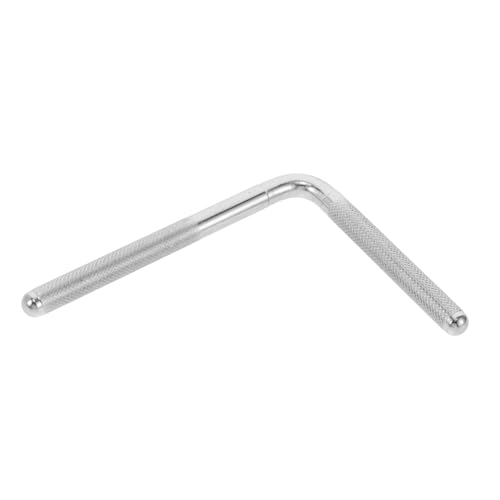 GALPADA Shaped Cowbell Extension Rod for Drum Kit Heavy Duty Metal Mounting Bracket Arm Easy Installation Positioning Stable Performance Percussion Accessory for Musicians