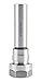 Accusize Industrial Tools ER20 Collet Chuck Extension Rod, 2.50 in. Shank Length, 3/4 in. Straight Shank Alloy Steel, 0223-0210