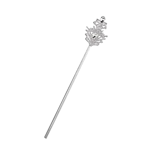 Sceptre élégant couronne cristal et décoration cuivre unique pour photographie et anniversaire