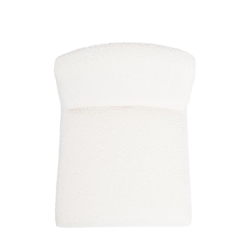 Image of HomePop Low Back Dining Chair - Cream Boucle (Single Pack)