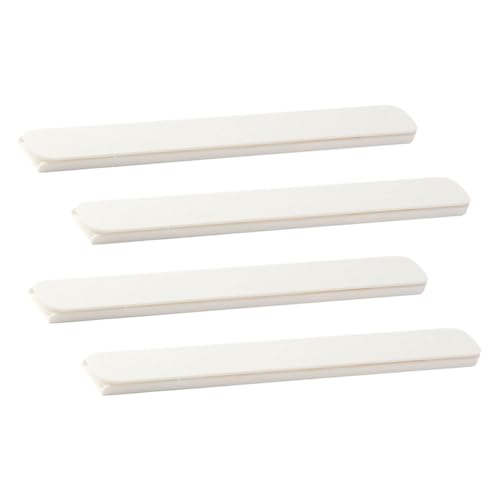 Toyvian 4個 重荷重対応プラスチック製引き出しスライドレール 耐摩耗 耐圧性に優れた家具用キャビネットスライダー キッチン 収納ボックス