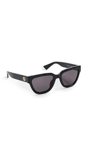 Gucci GG1578S-001 54 Sun Woman INJ, Gafas Mujer, Negro, 54/20/140