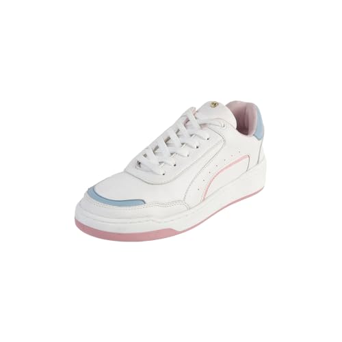 Image of Metro Women Faux Leather Fashion Sneaker Shoes