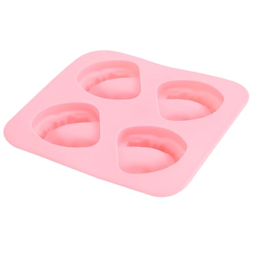 Bandeja Para Hacer Hielo | Bandeja de Silicona para Cubitos de Hielo en Forma de Dientes - 4 Cavidades Desmoldado Fácil Preparación De Bebidas Para Refrescos Champán Whisky Vino Cócteles Frutas