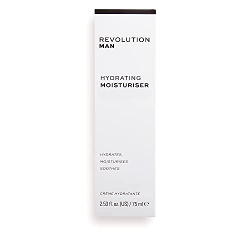 Image of Revolution Man Hydrating Moisturiser Face Cream Prevents Premature Anti-Ageing Enhances skin Strengthens