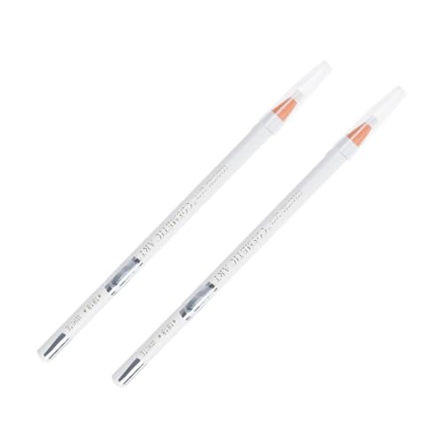 PACKOVE 2 Piezas Lápiz Delineador de Ojos Larga Duración Resistente al Agua Color Blanco para Maquillaje de Ojos Sombra y