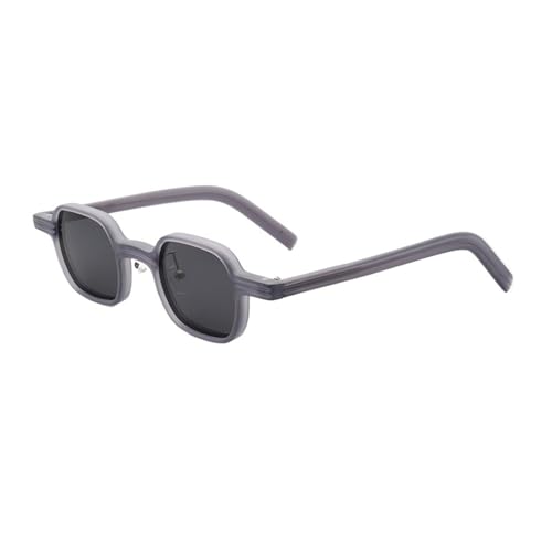 Lunettes de soleil carrées mode homme femme marron gris noir bleu